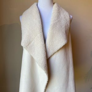 Ralph Lauren Shearling/Suede Vest